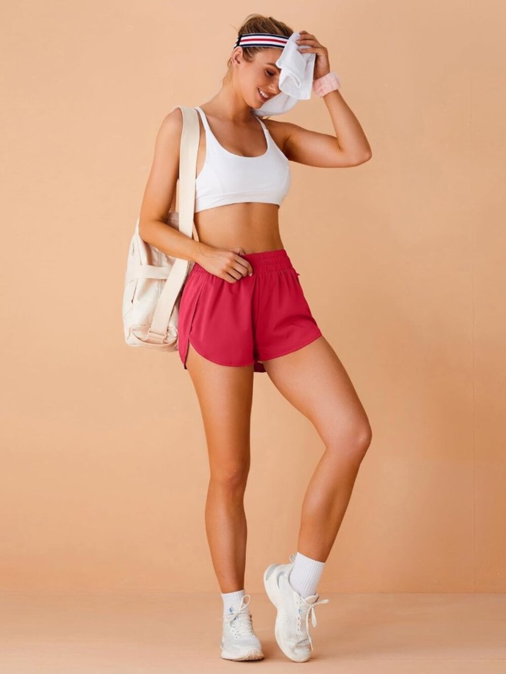 Quick-Dry Women's Running Shorts | Athletic Gym Shorts | 1.75" Inseam - Picture 3 of 5